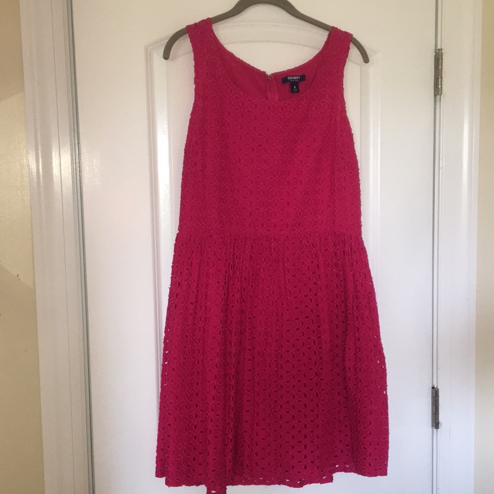 Old Navy Pink Eyelet Dress
